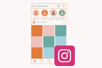 Создание визуала для Instagram
