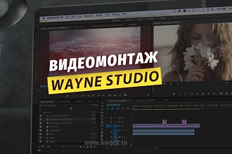 Обрезка, склейка видео, наложение звука