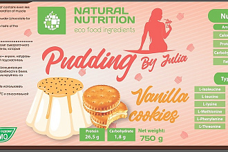 Дизайн для линейки продукции спортивного питания Natural Nutrition