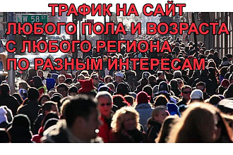 Приведу на ваш сайт 100-400 потенциальных клиентов с любого региона