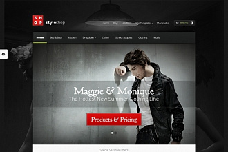 Шаблон интернет-магазина на Wordpress StyleShop