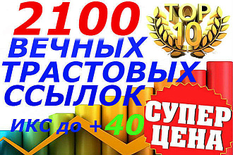 2150+ качественных вечных трастовых ссылок из профилей. Полный отчет