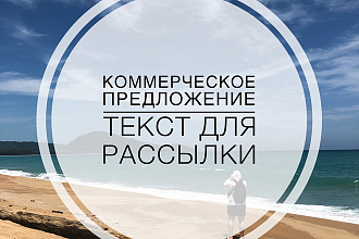 Напишу красивый продающий текст. Коммерческое предложение