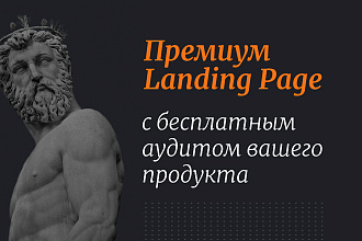Премиум Landing Page под ключ с бесплатным аудитом вашего продукта