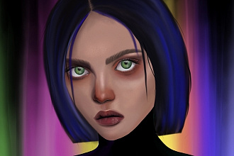 Нарисую ваш портрет в Procreate