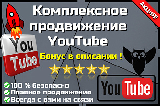 Комплексное продвижение Youtube