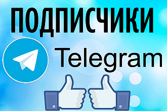 2000+ подписчиков на канал или чат Телеграмм