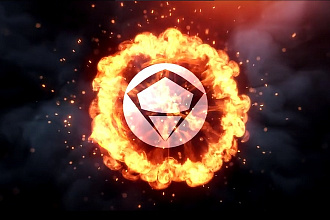 Premium intro логотип + text