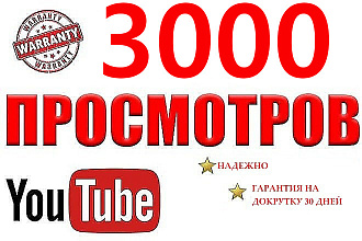 Добавлю 3000 просмотров на ваш видео Youtube