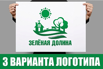 Разработка логотипа 3 варианта