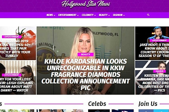 Автонаполняемый сайт Hollywood star news EN