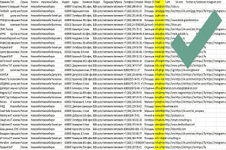 База емайл, база email компаний Новосибирска, тел, сайт, соц сети