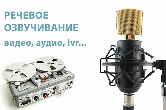 Речевое озвучивание. Видео, аудио, IVR