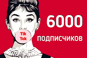 6000 подписчиков Тик Ток + Бонус Tik Tok. Гарантия