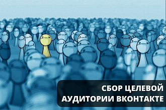 Соберу целевую аудиторию Vkontakte