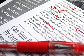 Редакция текстов, корректировка