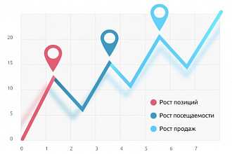 100 реальных посетителей в день, 30 дней. ГЕО таргет, пол