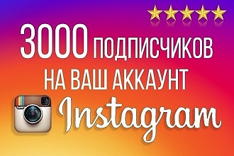 3000 подписчиков