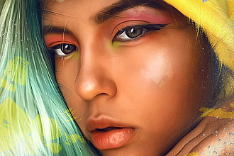 Напишу портрет в стиле digital art