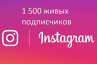 1000 подписчиков в instagram +активность в виде лайков