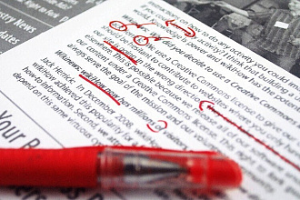 Отредактирую текст на русском или английском языке