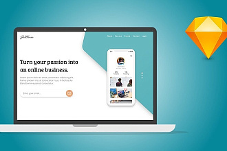 Разработаю качественный и уникальный дизайн Landing Page