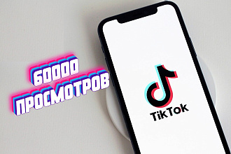 Просмотры ТикТок 60000