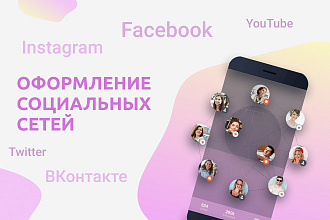 Оформление социальных сетей. Дизайн соц. сетей