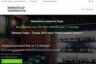Лендинг пейдж под ключ + бонус рекламная компания в директе