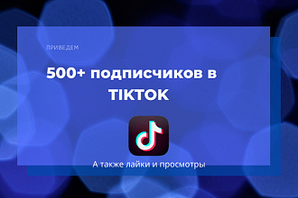 500+ подписчиков на Ваш аккаунт в TikTok