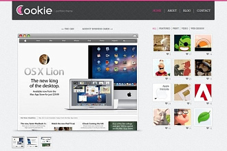 Cookie V2. 2. 6 - многоцелевая творческая ТЕМА wordpress