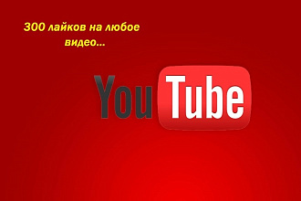 300 лайков + 50 в подарок на любое видео