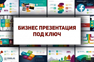 Создание бизнес презентация pdf, powerpoint под ключ