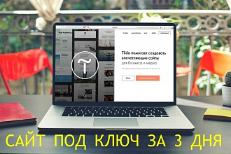 Создам сайт на тильде под ключ