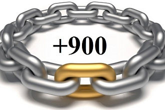 Прогон сайта - 900 вечных трастовых ссылок с тИЦ от 10