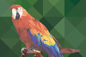 Создание low-poly иллюстрации в векторе
