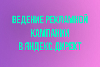 Ведение рекламной кампании в Яндекс. Директ