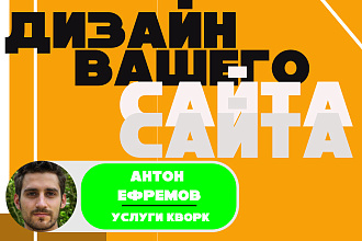Дизайн сайта - сделаю в Фотошопе 3 варианта дизайна Вашего сайта