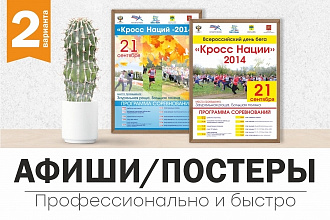 Разработаю для вас стильный макет афиши-постера