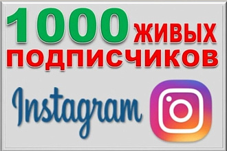 1000 русскоязычных инстаграм подписчиков