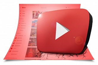 Объёмное и яркое оформление YouTube канала с трёхмерным эффектом