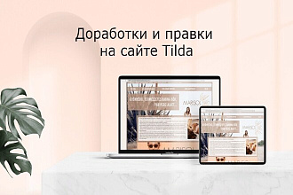 Tilda. Доработки, правки, настройки на сайте