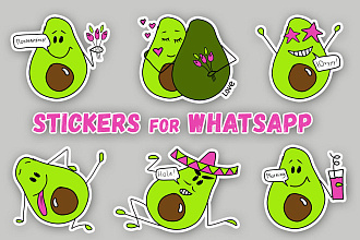 Сделаю стикеры для WhatsApp