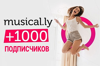1000 подписчиков musical.ly