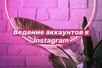 Ведение аккаунтов в Instagram. Администрирование
