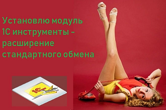 Установлю модуль 1С инструменты - расширение стандартного обмена