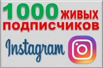 1000+ подписчиков в instagram