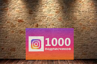 1000 подписчиков