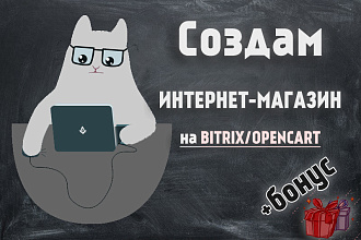 Создам интернет-магазин + бонус логотип + SSL сертификат бесплатно