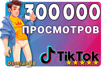 300 000 просмотров в Тик Ток. Продвижение TikTok